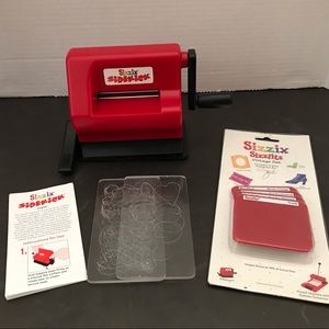 Sizzix Sidekick machine and sizzlits vintage die set